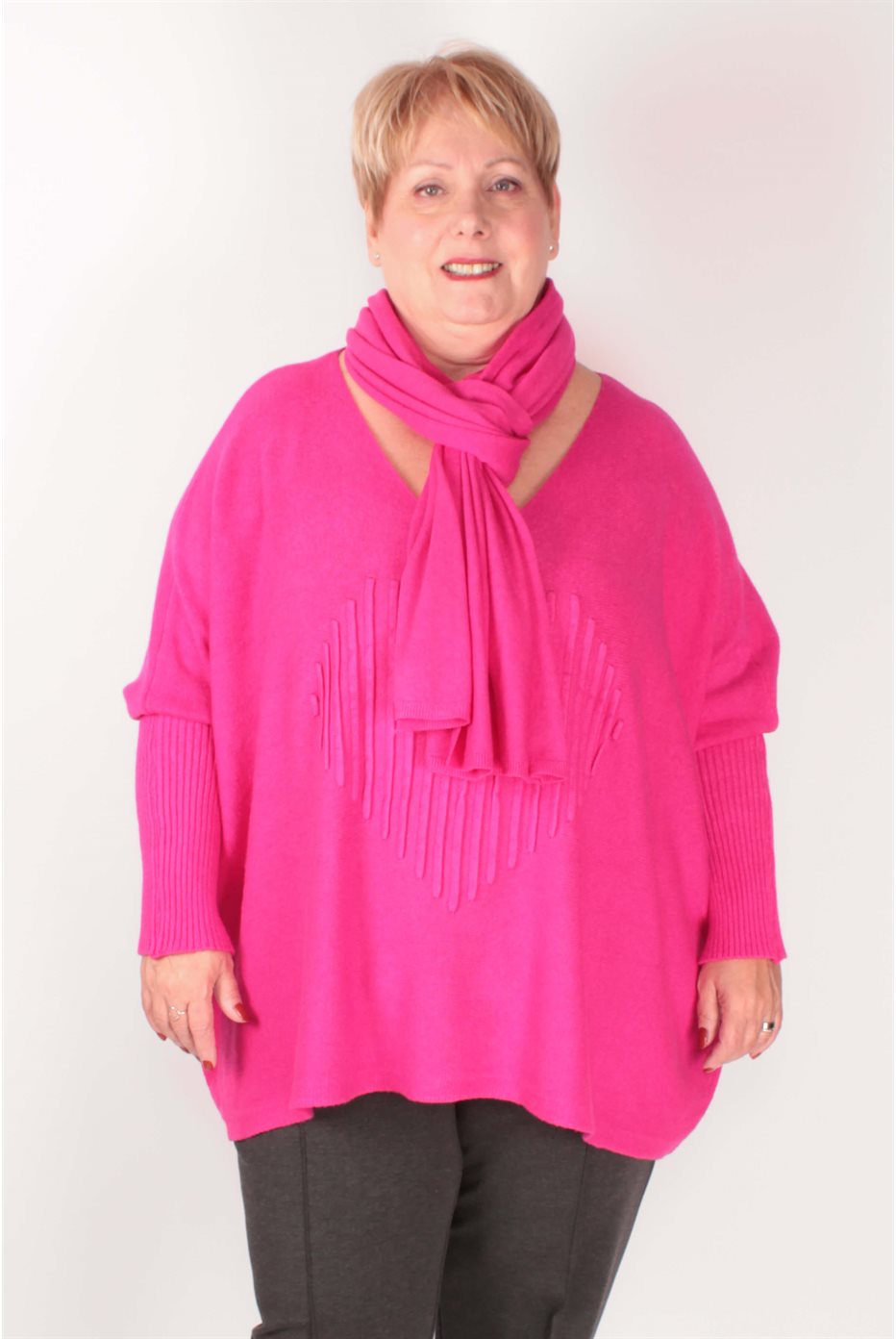 Pull Avec Coeur Fushia Pull Avec Coeur Fushia